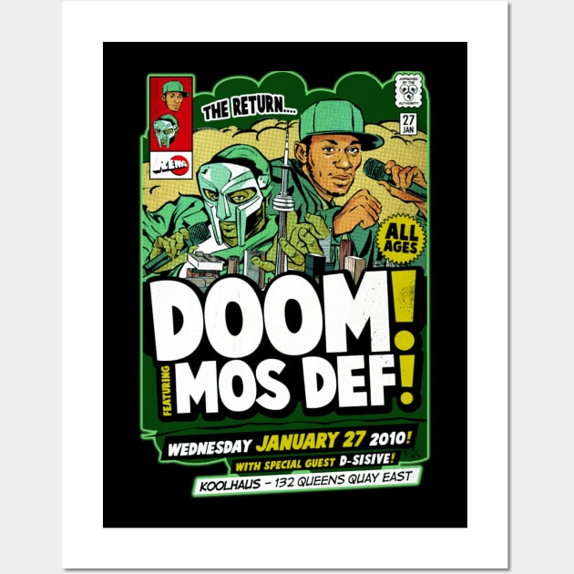 mf doom mosdef Wall Art by matilda cloud